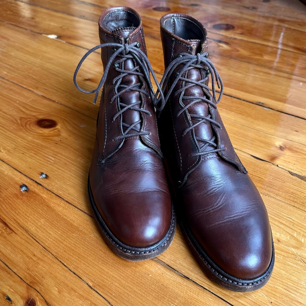 Frye James Lace-Up Boot Full Grain